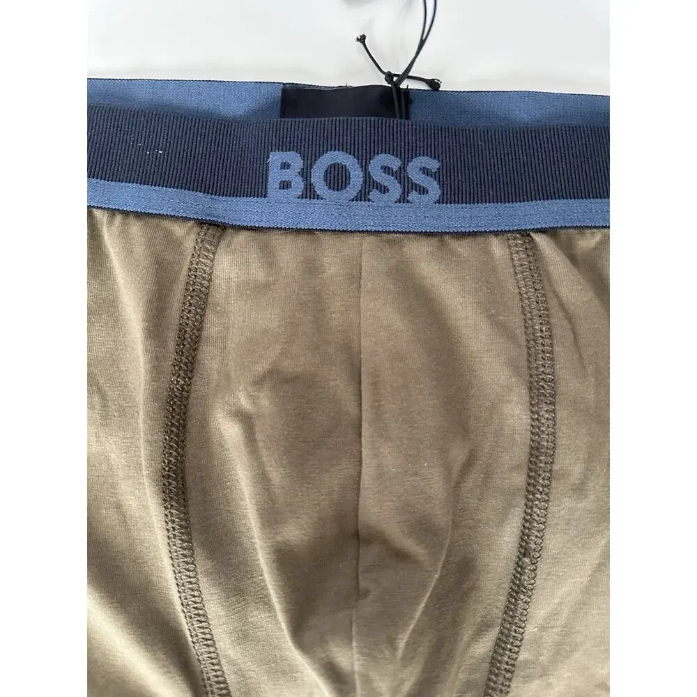 BOSS Hugo Boss Briefs Underwear Solid Green Large NWT $28
